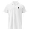 Men Premium White pique polo shirt