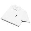 Men Premium White pique polo shirt - Image 3